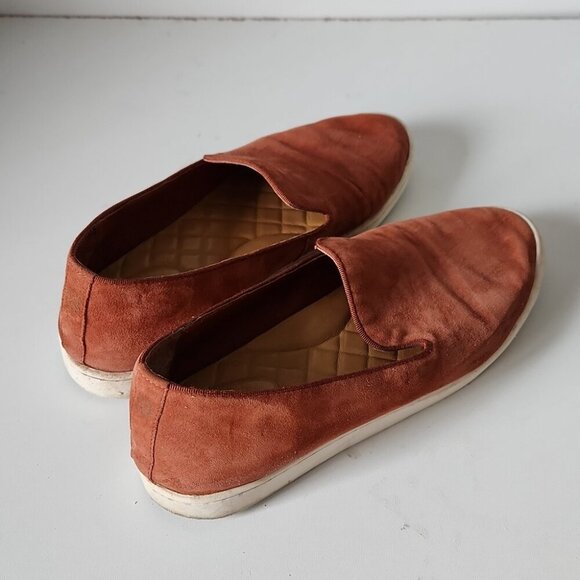 BIRDIES | The Swift Suede Sneakers In Nutmeg Burnt Orange Size 7.5 - Picture 3 of 5